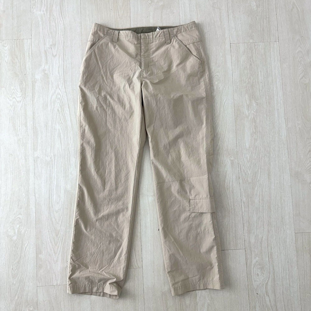 Columbia XCO Womens 10 Regular Tan Khaki Hiking Cargo Pants Straight Leg‎